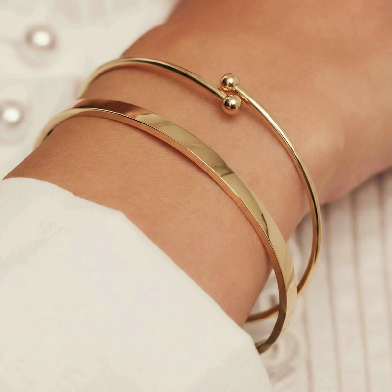Isabel Bernard Monceau Bangle Or 14 carats IB320135-zoom-