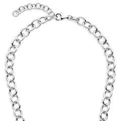 Parte Di Me Bibbiena Poppi Acadia 925 Sterling Silver Link Necklace PDM34109