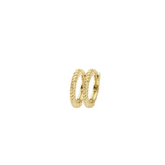 Blush Gold Hoop Earrings 7265YGO