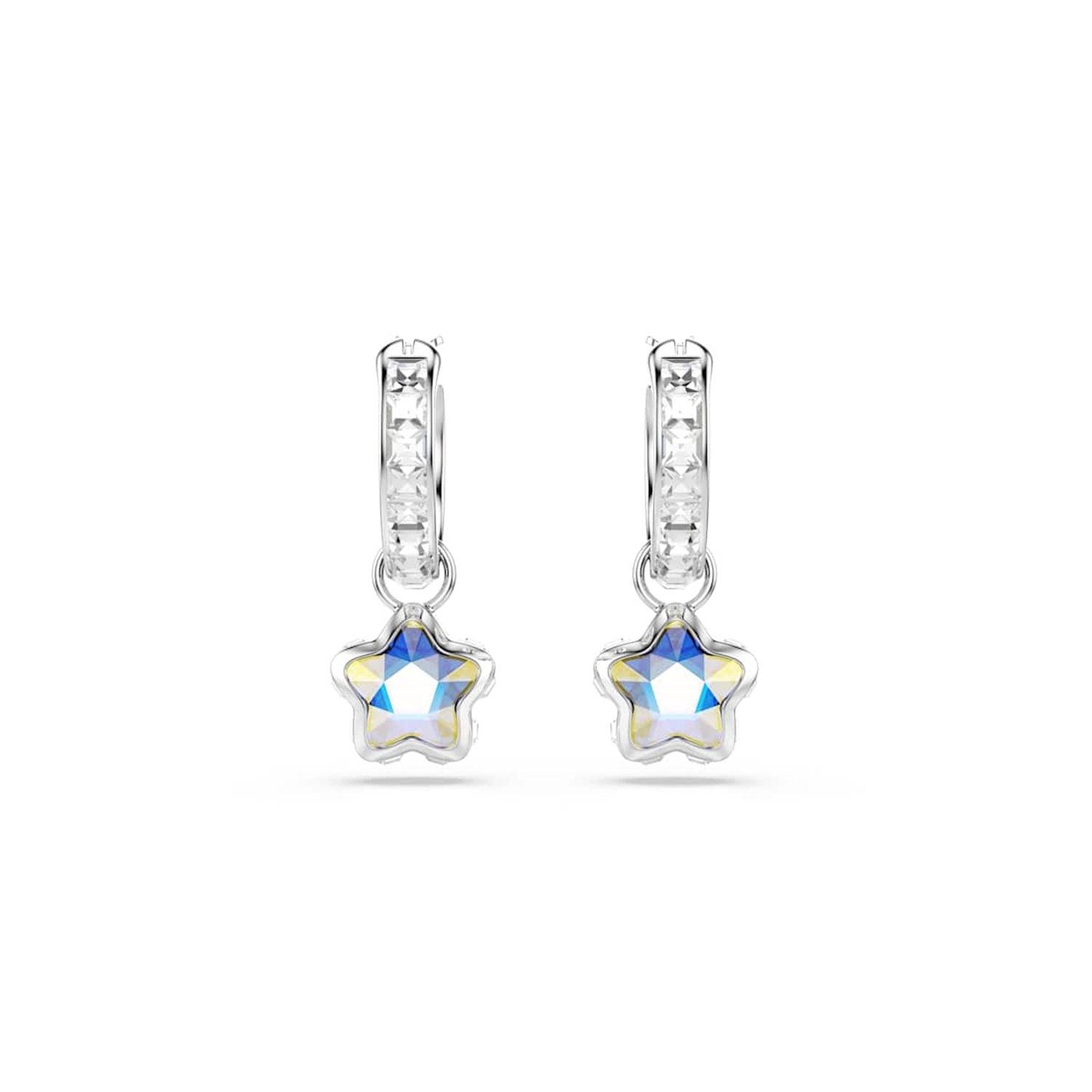 Swarovski Chroma Stars Silver-Tone Earrings 5754172