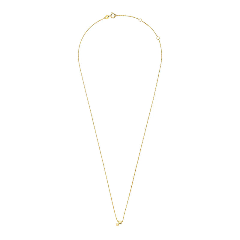 Isabel Bernard Étoiles d’Or Sagittarius 14 Carat Gold Venetian Necklace With Horoscope IB340186-zoom-