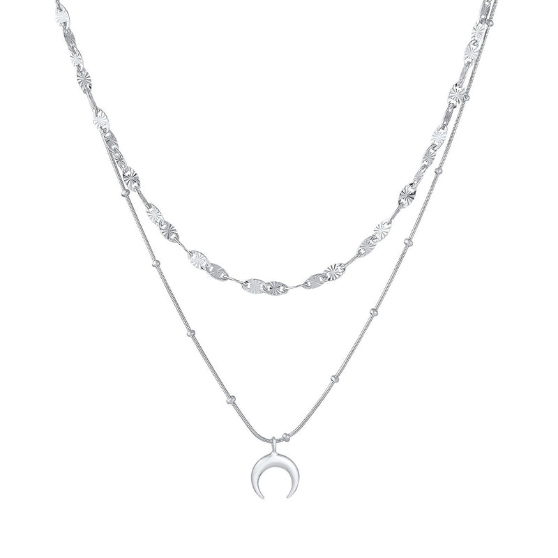 Elli 925 Sterling Silver Layered Link Chain Necklace 2004-BF-0008191-001-zoom-