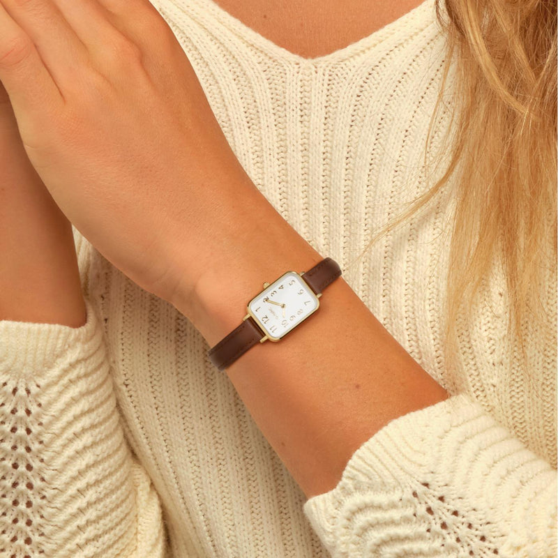 Olympic Tilly Femmes Montre Marron OL66DDL008-zoom-