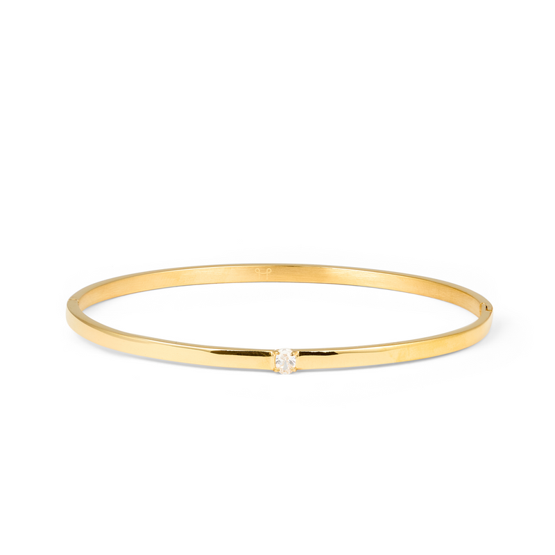 Mockberg Kenza Nisrine Gold-coloured Small Bangle MB1723-zoom-