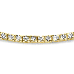 Isabel Bernard De la Paix Madeline 14 Carat Golden Tennis Bracelet | diamond 1.08 ct | IBD320005