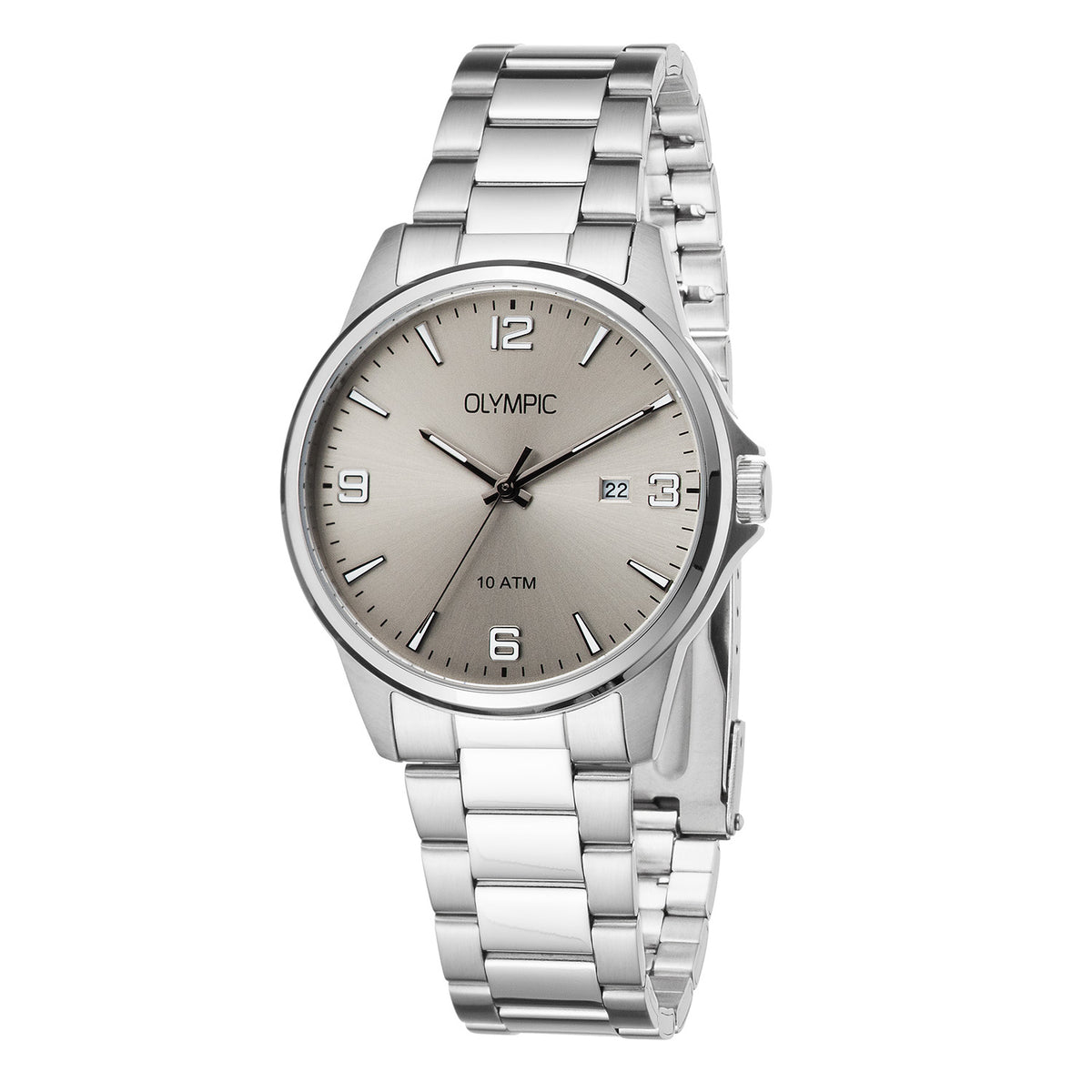 Olympic Glenn Grijs Heren Horloge 2002-OL26HSS319