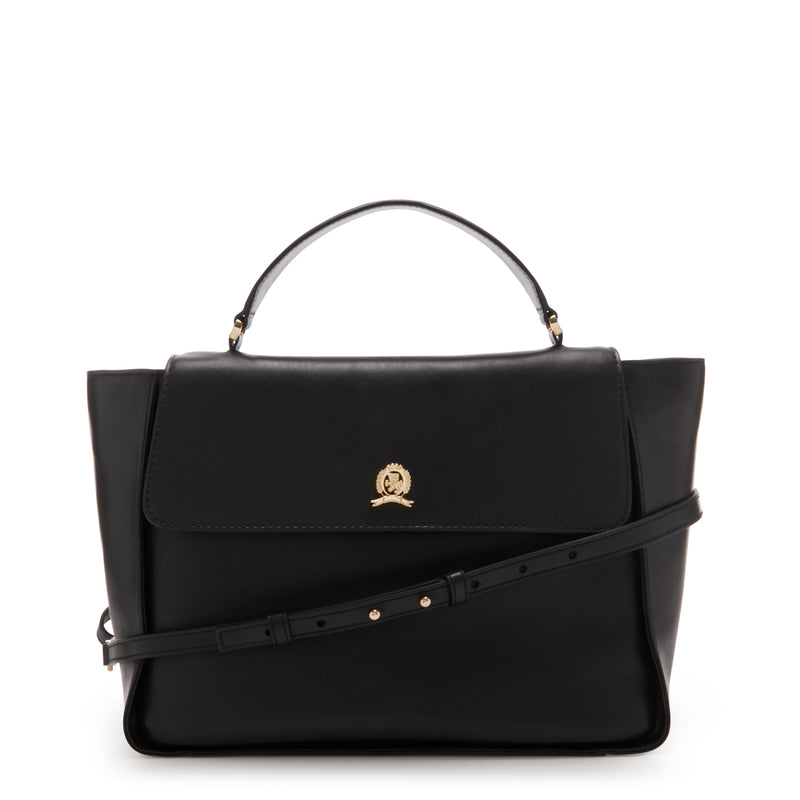 Tommy Hilfiger Crest Sac à Main Noir AW0AW15702BDS-zoom-