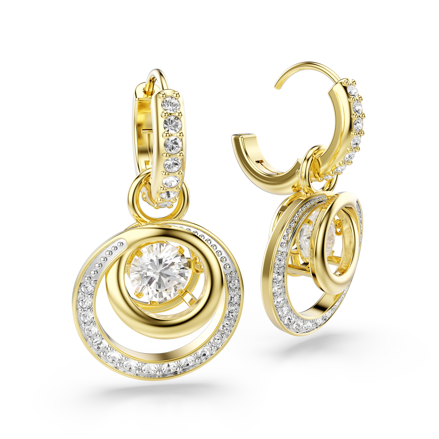 Swarovski Hyperbola Gold Plated Earrings 5738249