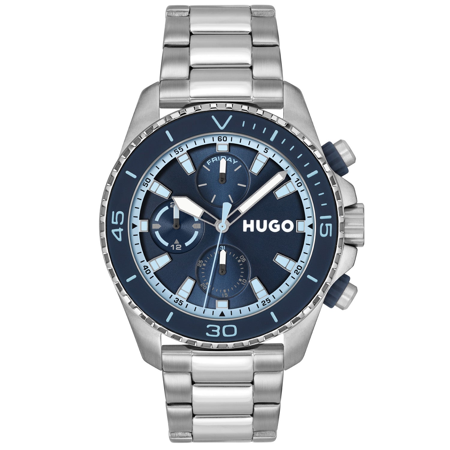 Hugo Boss #DIVE Silver Men's Watch HU1530429