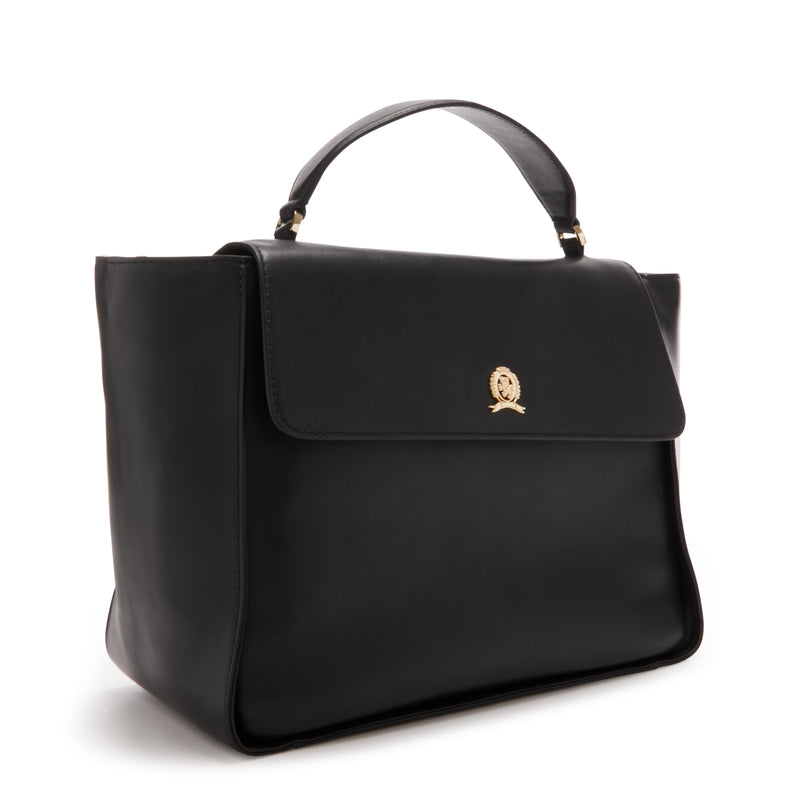 Tommy Hilfiger Crest Sac à Main Noir AW0AW15702BDS-zoom-