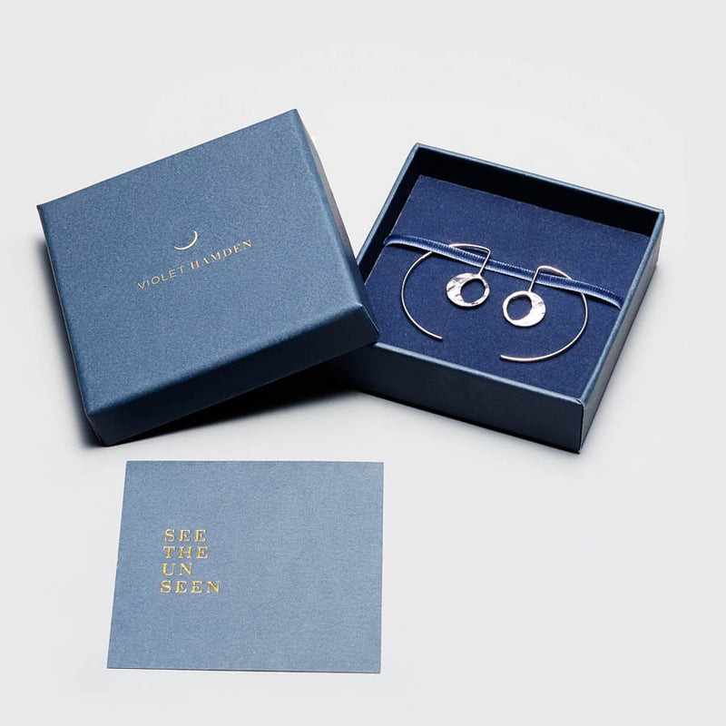 Violet Hamden Luna Boucles d’Oreilles Pendantes en Argent 925 Sterling avec Lunes VH10113-zoom-