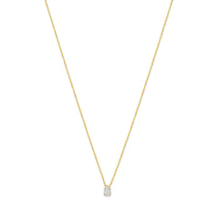 Isabel Bernard De la Paix Eloise 14 karat gold necklace with diamond 0.15 carat IBD350026