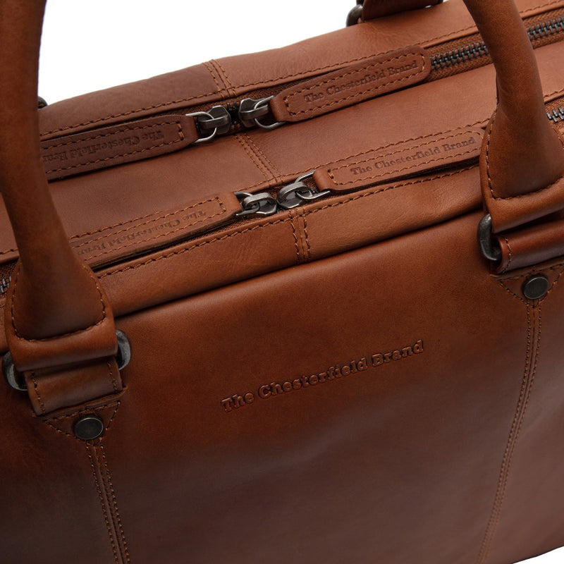 The Chesterfield Brand Boston Unisexe Sac Ordinateur Cognac C40.108631-zoom-