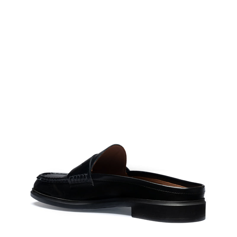 Isabel Bernard Vendôme Blandine mules noires en cuir spazzolato IB51016-601-35-zoom-