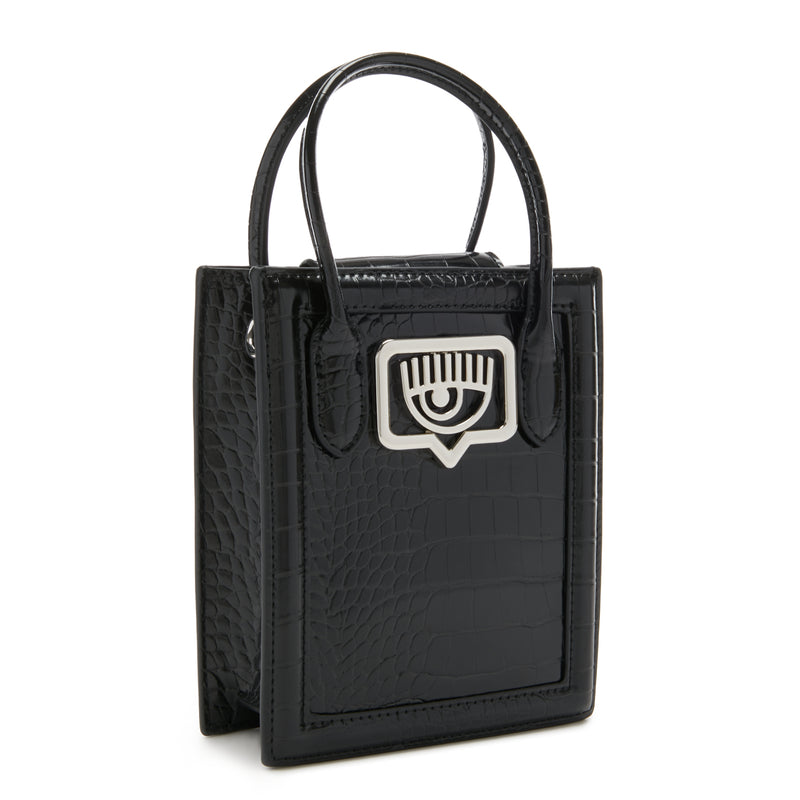 Chiara Ferragni Eyelike Sac Besace Noir 75SB4BB8-ZS728-899-zoom-