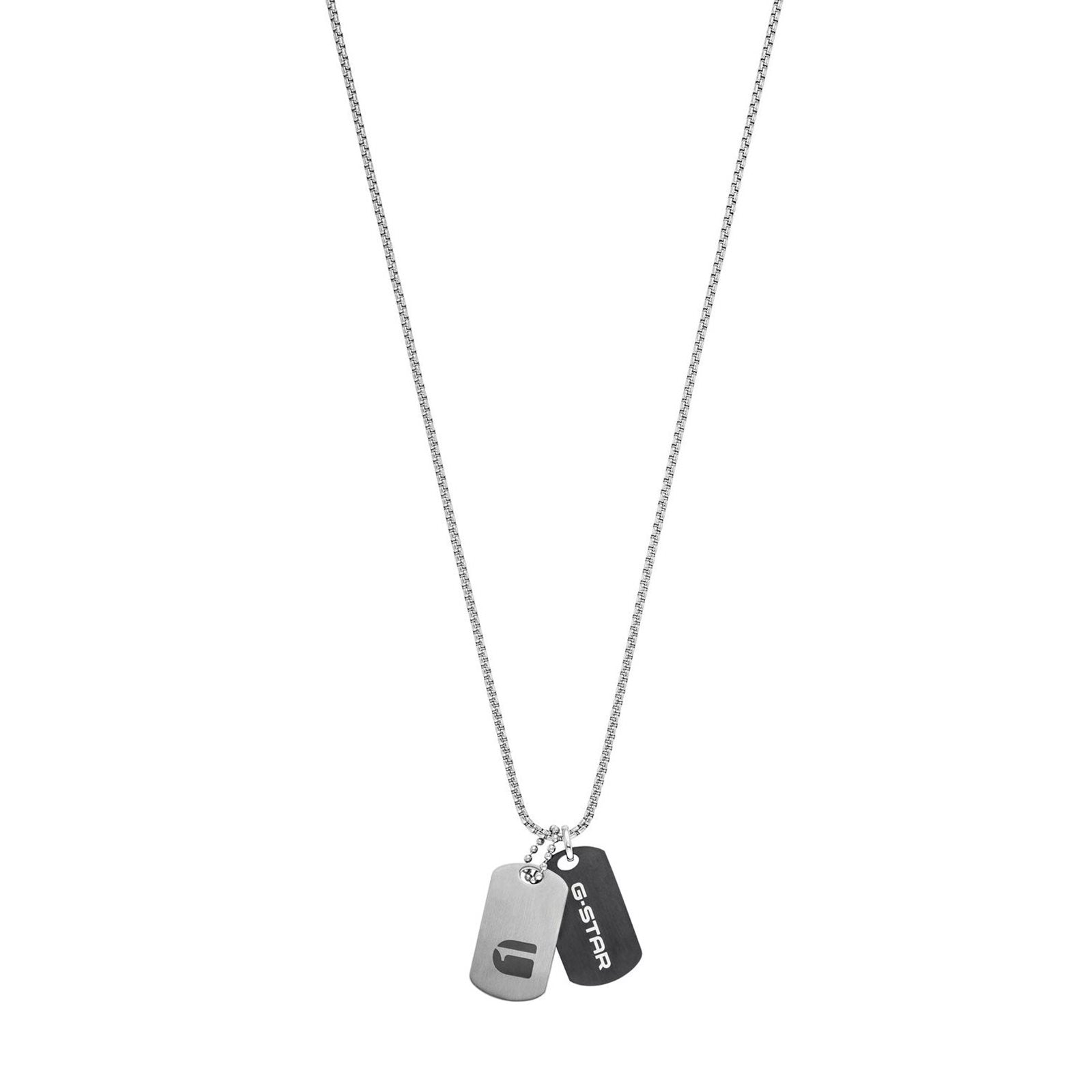 G-Star M-Tag Silver-Tone Necklace GSJ.101.02