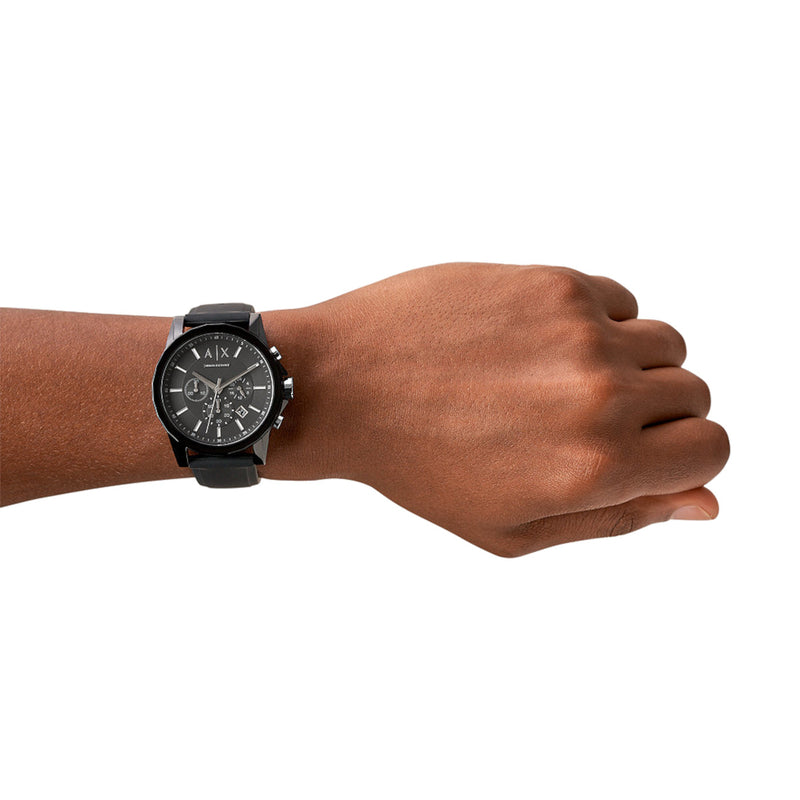 Armani Exchange Outerbanks Hommes Montre Noir AX1326-zoom-