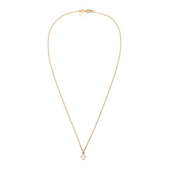 Elli 925 Sterling Silver Solitaire Necklace 2004-BF-0007954-001