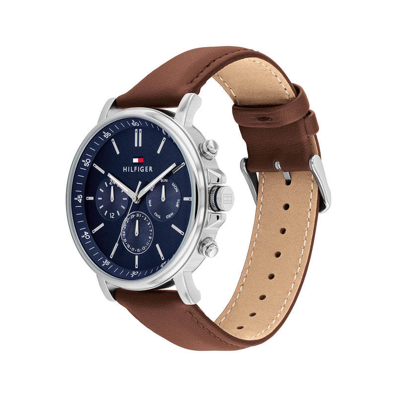 Tommy Hilfiger TYSON Blauw Heren Horloge TH1710585-zoom-