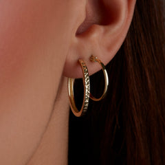 Beloro Jewels Regalo d'Amore 9 karat gold hoop earrings gift set BO90032