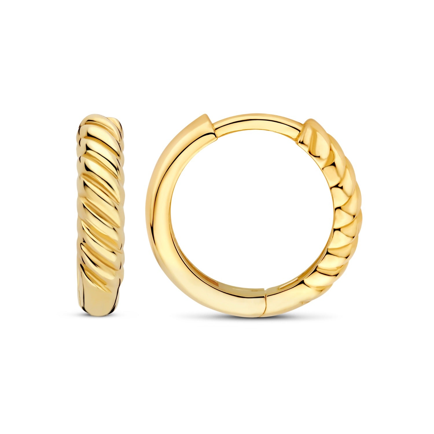 Beloro Jewels La Rinascente Milou 9 karat gold hoop earrings BO360106