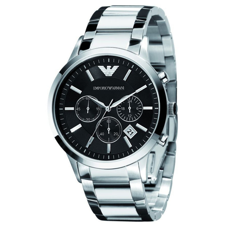Emporio Armani Hommes Montre Argent AR2434-zoom-