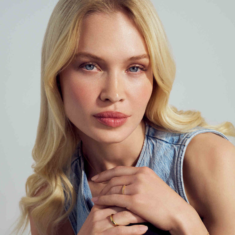 Sif Jakobs Gold Plated Sarzana Ring SJ-R2750-CZ-YG-50-zoom-