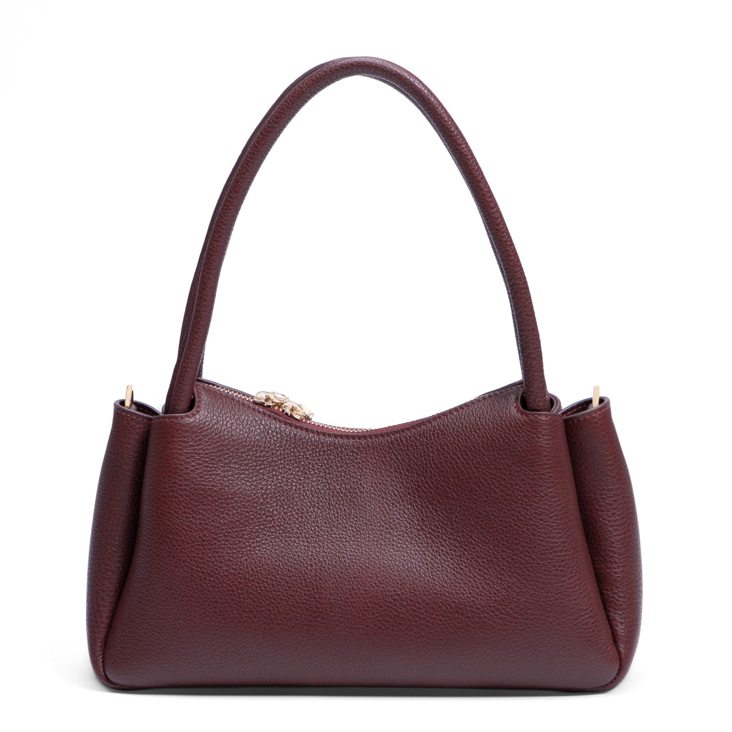 Isabel Bernard Honoré Eve Burgundy Calfskin Leather handbag IB21133-052
