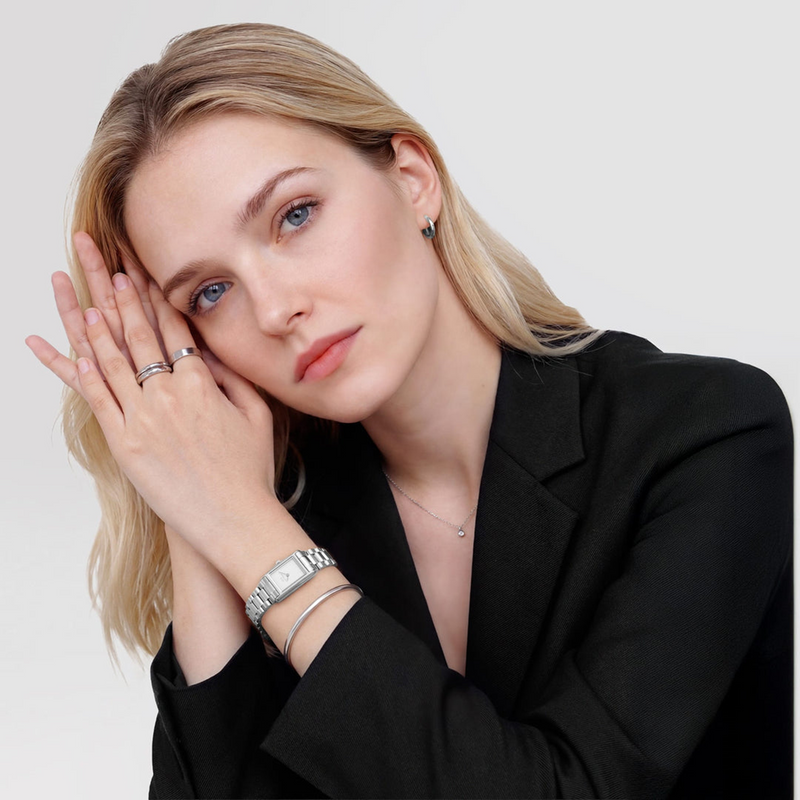 Daniel Wellington Bound Mini 3-Link Argent Montre Femme DW00100930-zoom-