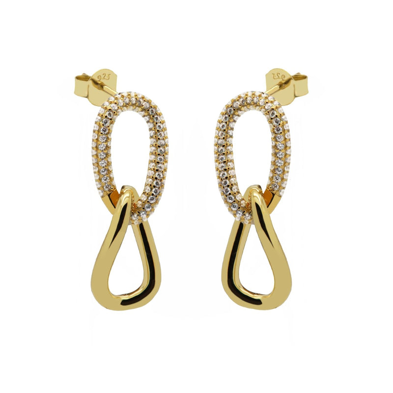 Karma Boucles d'oreilles Plaqué or 14 carats X125GP-zoom-