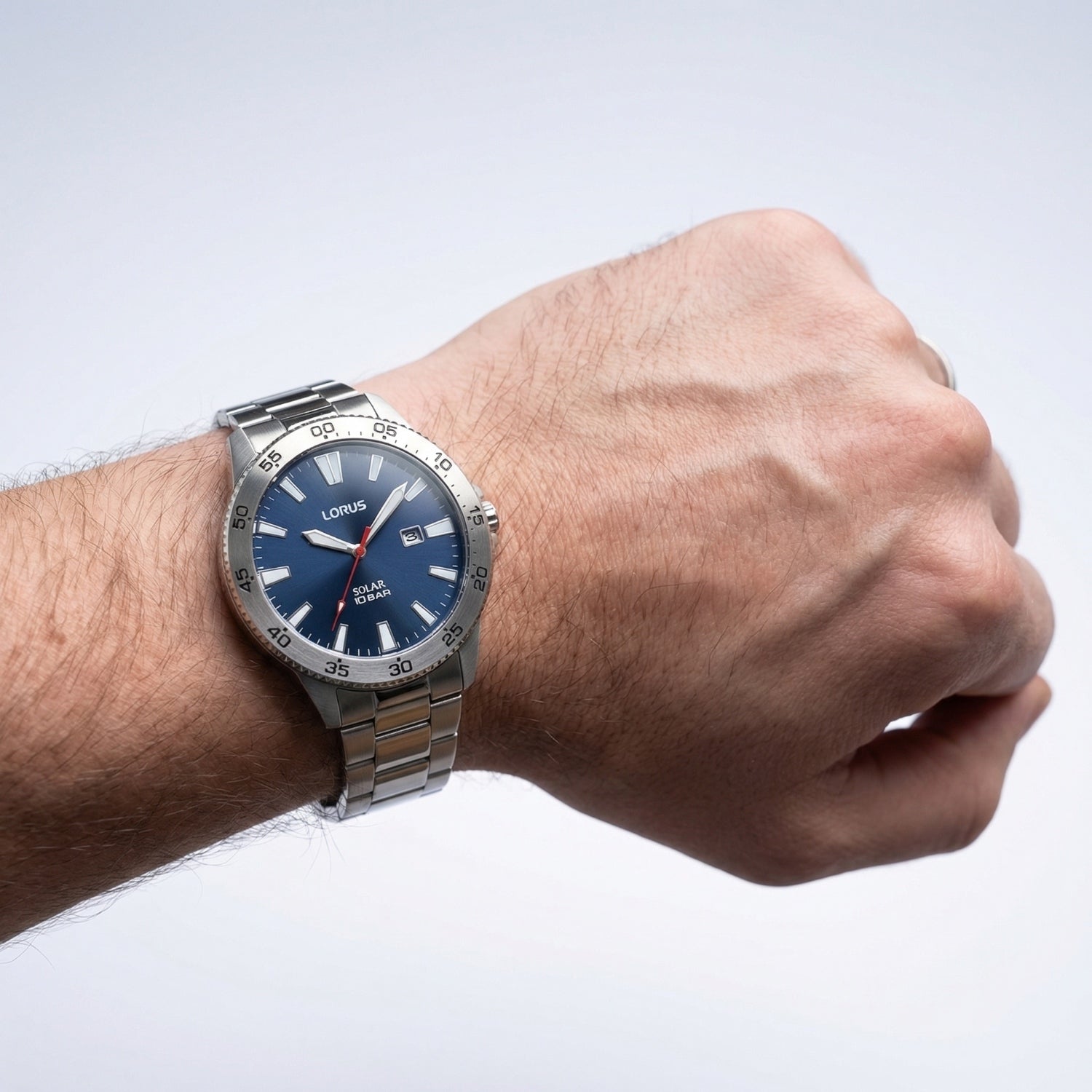 Lorus Solar Blue Dial Men's Watch RX341AX9