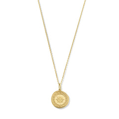 Violet Hamden Athens Agora 925 Sterling Zilveren Goudkleurige Ketting VH340001 (Lengte: 40.00-45.00 cm)