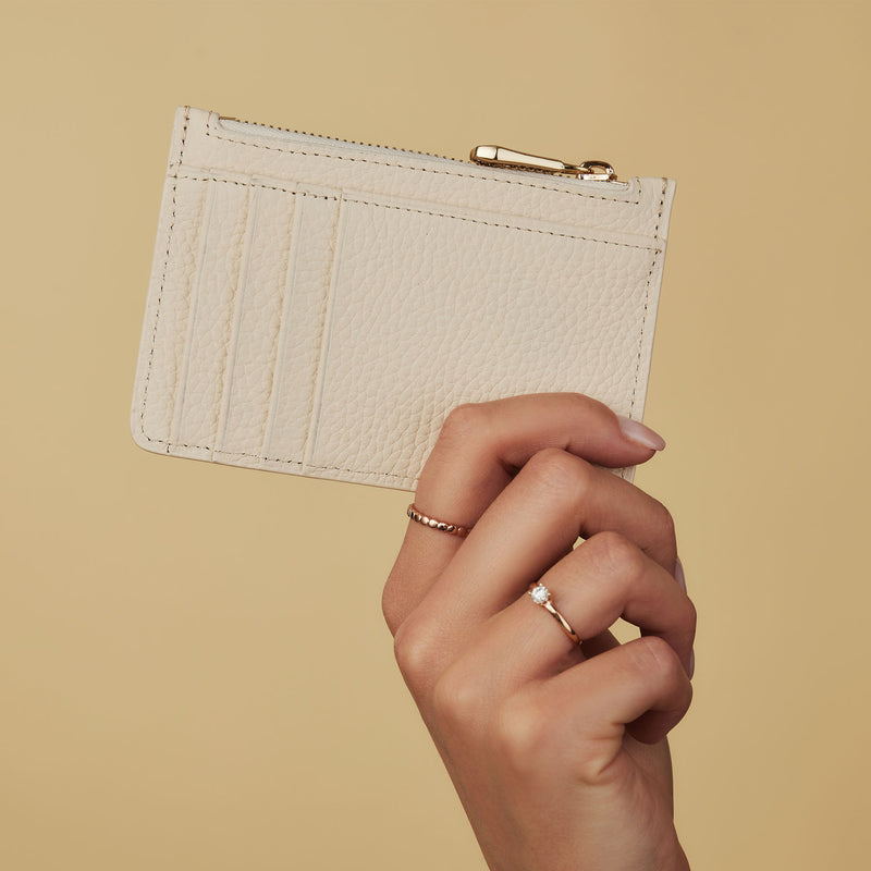 Isabel Bernard Honoré Femmes Porte-carte Beige IB27021-zoom-