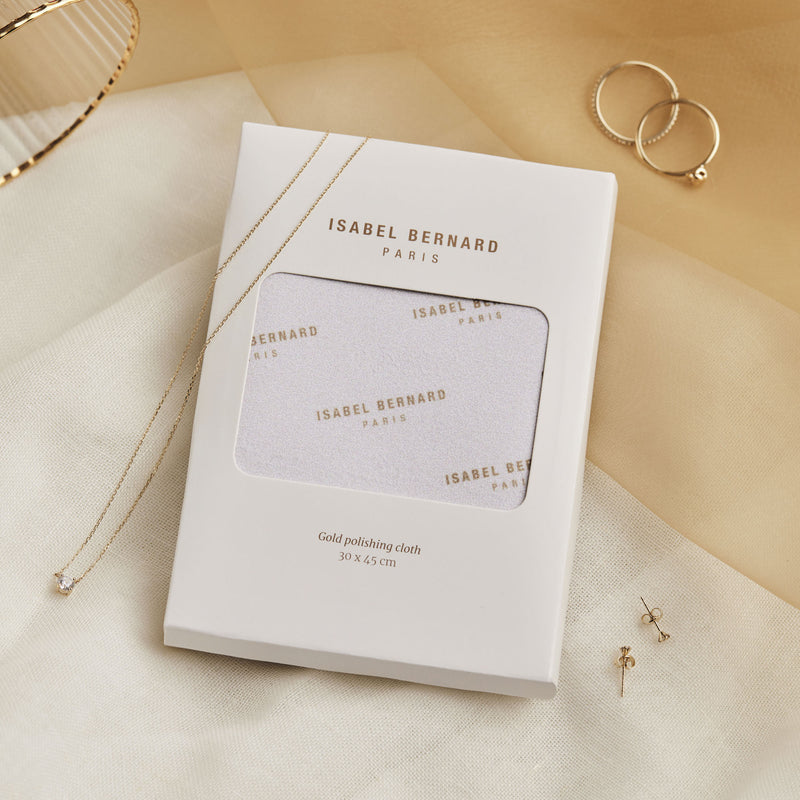 Isabel Bernard Cadeau d'Isabel Chiffon de Polissage de Bijoux en Or IB-Cloth-Gold-zoom-