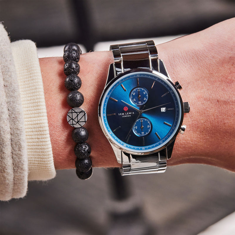 Sem Lewis Piccadilly Bracelet Noir SL320016-zoom-