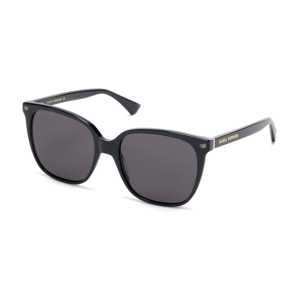 Isabel Bernard La Villette Raison Black Vierkante Sunglasses IB400007-01-01