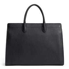 Isabel Bernard Honoré Nadine Black Leather Handbag made of Calfskin IB25032
