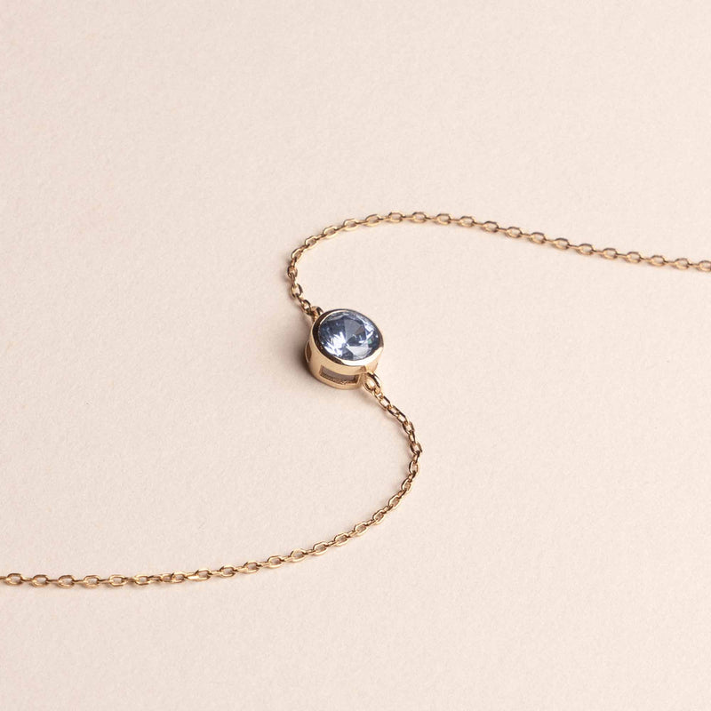 Violet Hamden Venus Bracelet en Argent 925 Sterling Plaqué Or avec Pierre de Naissance VH320010-JUN-zoom-