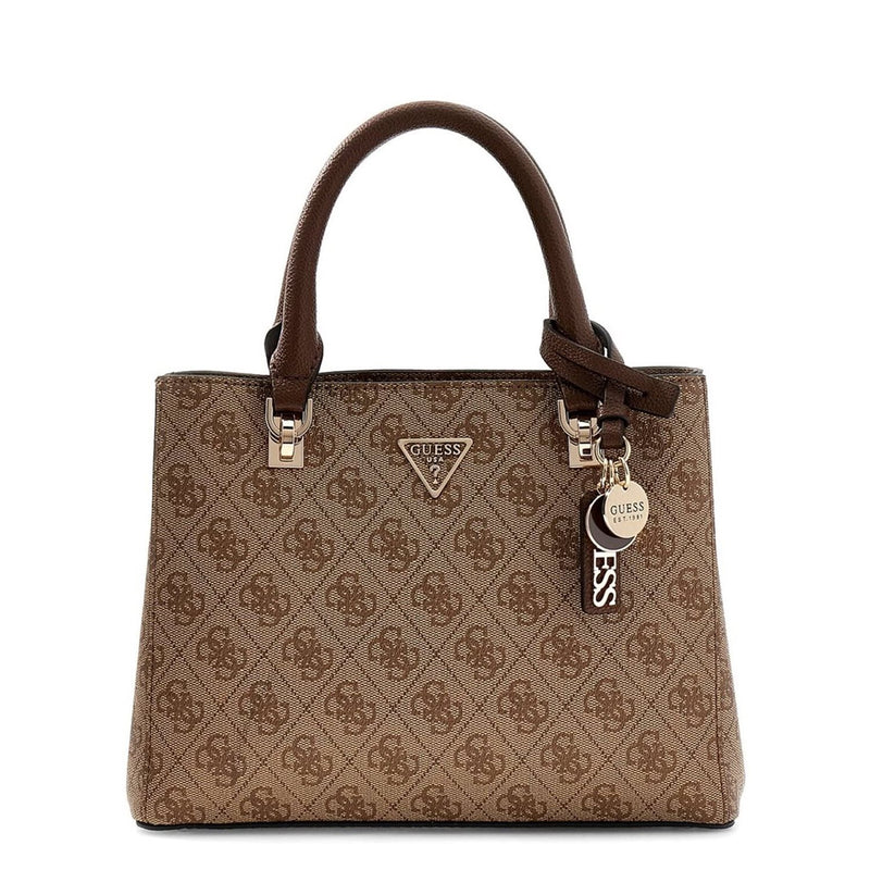 Guess Noelle Latte Logo Brown Sac À Main Multi Compartiments HWBG96-72050-LGW-zoom-