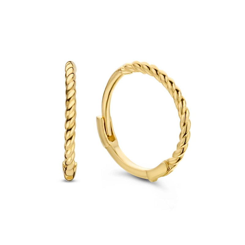 Jackie Gold Femmes Créoles Or 14 carats JKE20.040-zoom-