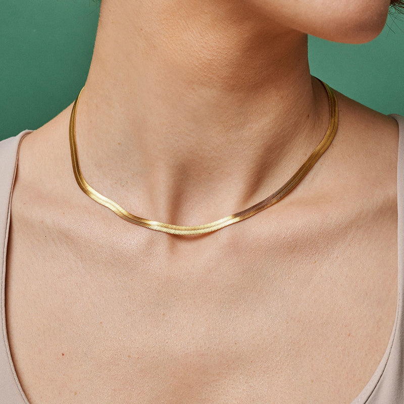 ENAMEL Copenhagen Collier Plaqué or 18 carats N61G-zoom-