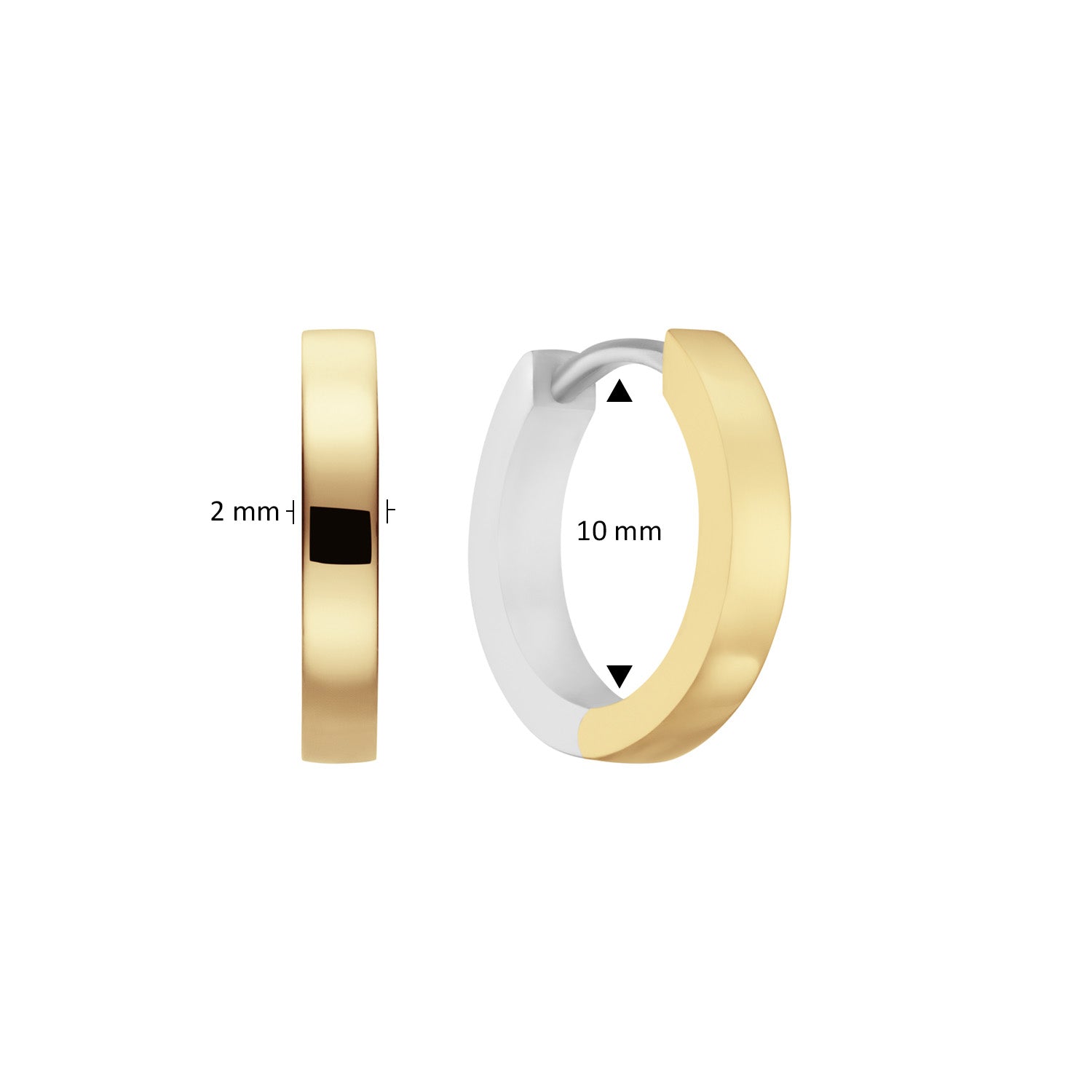 GLOW Premium Hoops 925 Sterling Silver Earrings 2002-107_2515_10