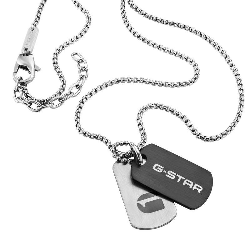 G-Star M-Tag Collier argenté GSJ.101.02-zoom-