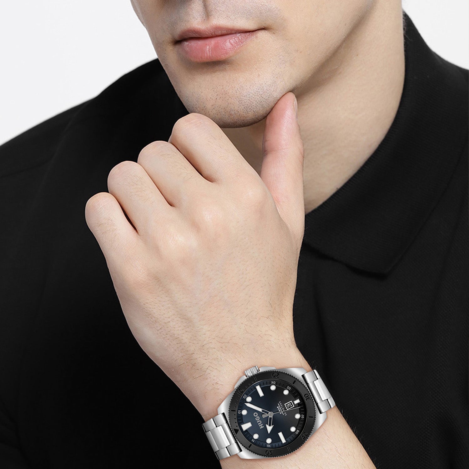 Hugo Boss HUGO #VISIT Blauw Heren Horloge 2002-HU1530305