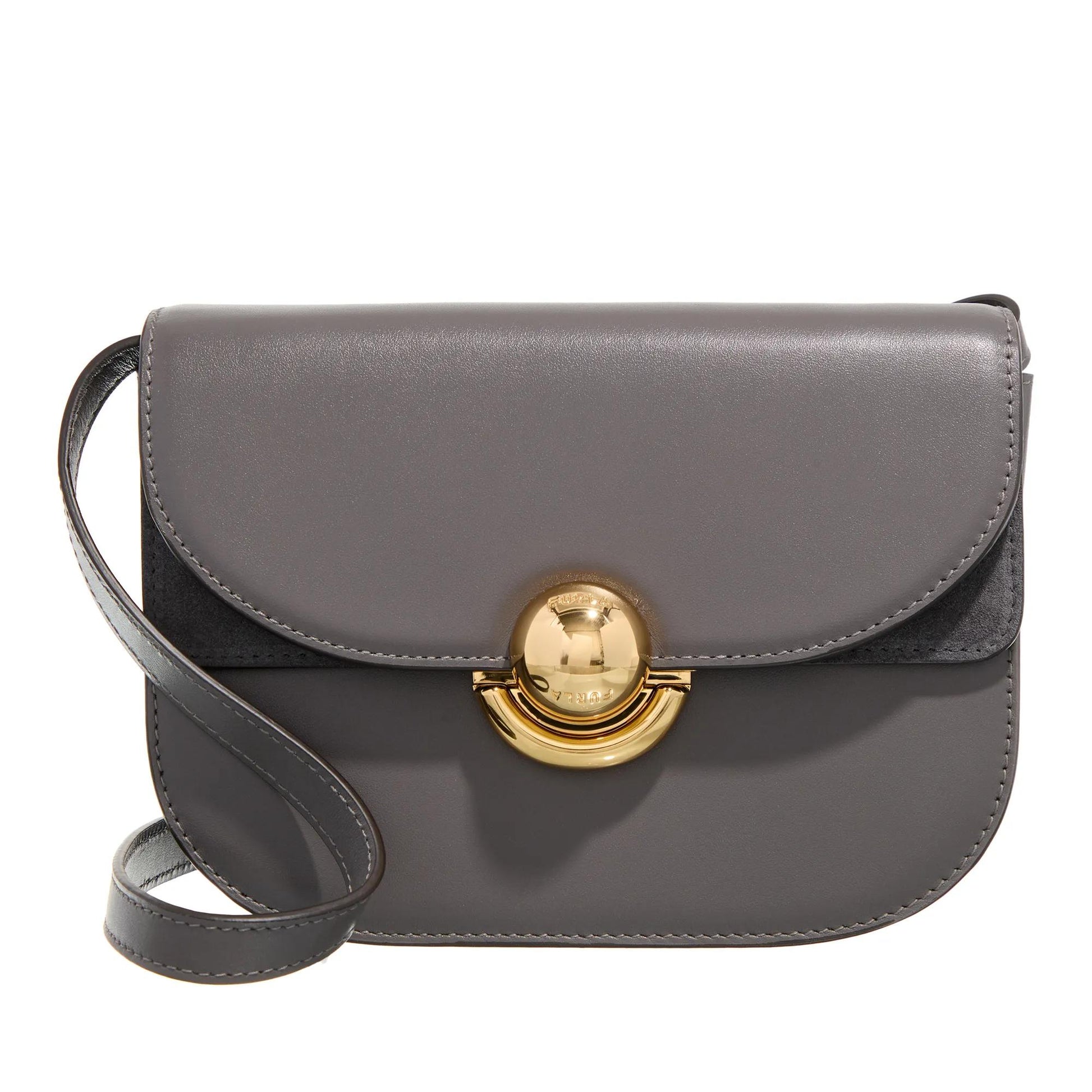 Furla Sfera Grey Leather Crossbody bag 2001-A0629259