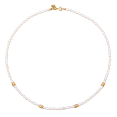 Elli 925 Sterling Silver Pearl Necklace with Pearl 2004-BF-0007245-001