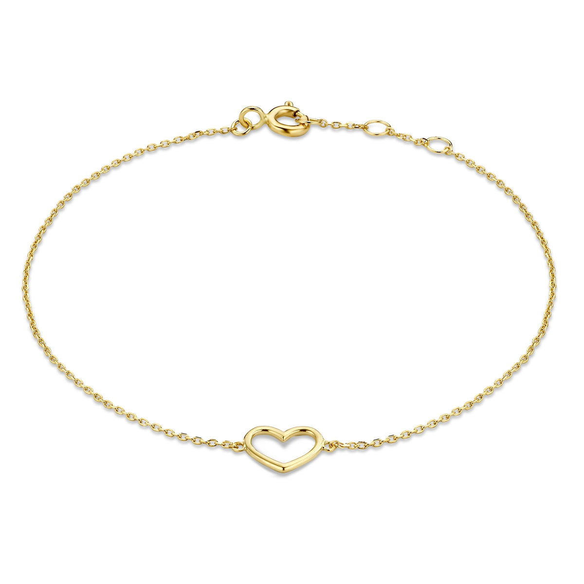 Isabel Bernard Belleville Amore 14 Carat Golden Bracelet IB4020134 (Length: 16.00-18.00 cm)