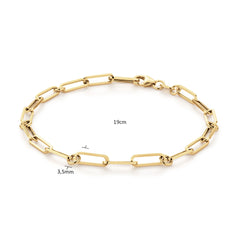 Jackie Gold Pirouette Boxlink 14 Karat Gold Bracelet 585 JKB25.503