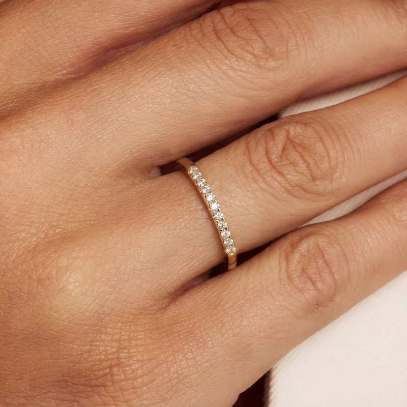 Isabel Bernard De La Paix Indy Ring With Diamonds 0.05 Carat IBD330051-50-zoom-