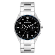 Mats Meier Mont Vélan Hommes Montre Argent MM10004